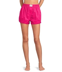 Free People Day To Day Solid Woven Boxer Shorts