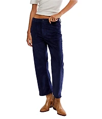 Free People Deep Trance Low Rise Corduroy Barrel Jeans