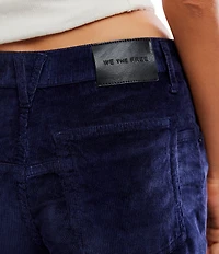 Free People Deep Trance Low Rise Corduroy Barrel Jeans