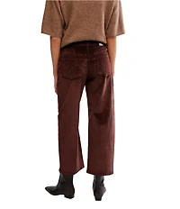 Free People Deep Trance Low Rise Corduroy Barrel Jeans