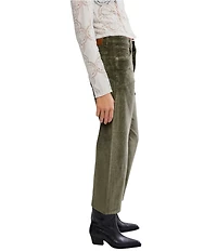 Free People Deep Trance Low Rise Corduroy Barrel Jeans