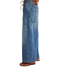 Free People Easy Peasy Pull-On Boyfriend Denim Jeans