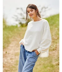 Free People Easy Peasy Pull-On Boyfriend Denim Jeans