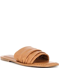 Free People Evelyn Leather Banded Slide Sandals