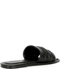 Free People Evelyn Leather Banded Slide Sandals