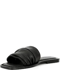 Free People Evelyn Leather Banded Slide Sandals