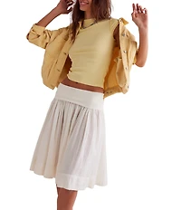 Free People Ever Had Crew Neck Short Sleeve Knit Tee