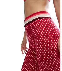 Free People Falala Knit Peppermint Dot Leggings
