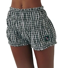 Free People Favorite Find Woven Gingham Bloomer