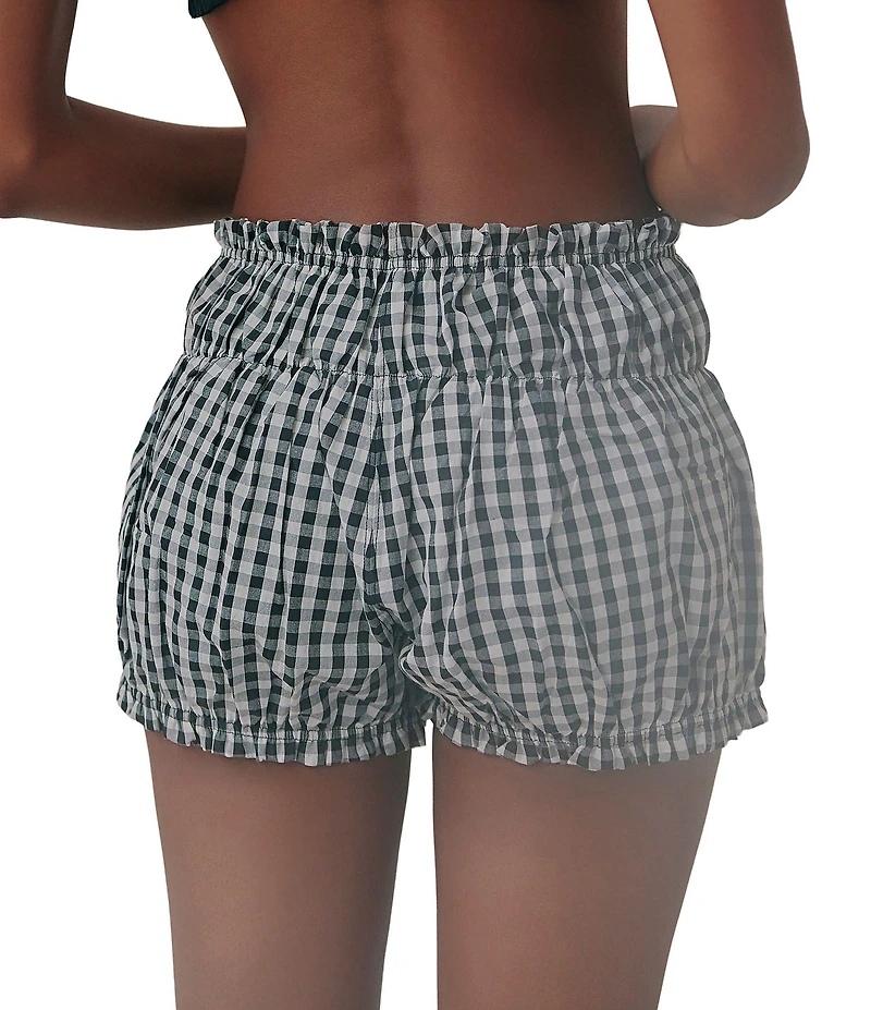 Free People Favorite Find Woven Gingham Bloomer