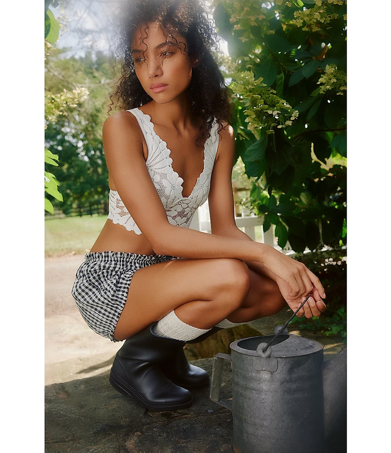 Free People Favorite Find Woven Gingham Bloomer