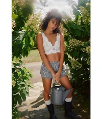 Free People Favorite Find Woven Gingham Bloomer