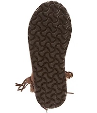 Free People Faye Suede Fringe Mid Calf Boots