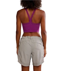 Free People FP Movement All Clear Solid Scoop Neckline Sleeveless Cami