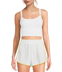 Free People FP Movement All Clear Solid Scoop Neckline Sleeveless Cami