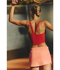 Free People FP Movement All Clear Solid Scoop Neckline Sleeveless Cami