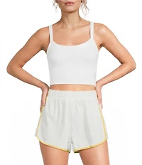 Free People FP Movement All Clear Solid Scoop Neckline Sleeveless Cami
