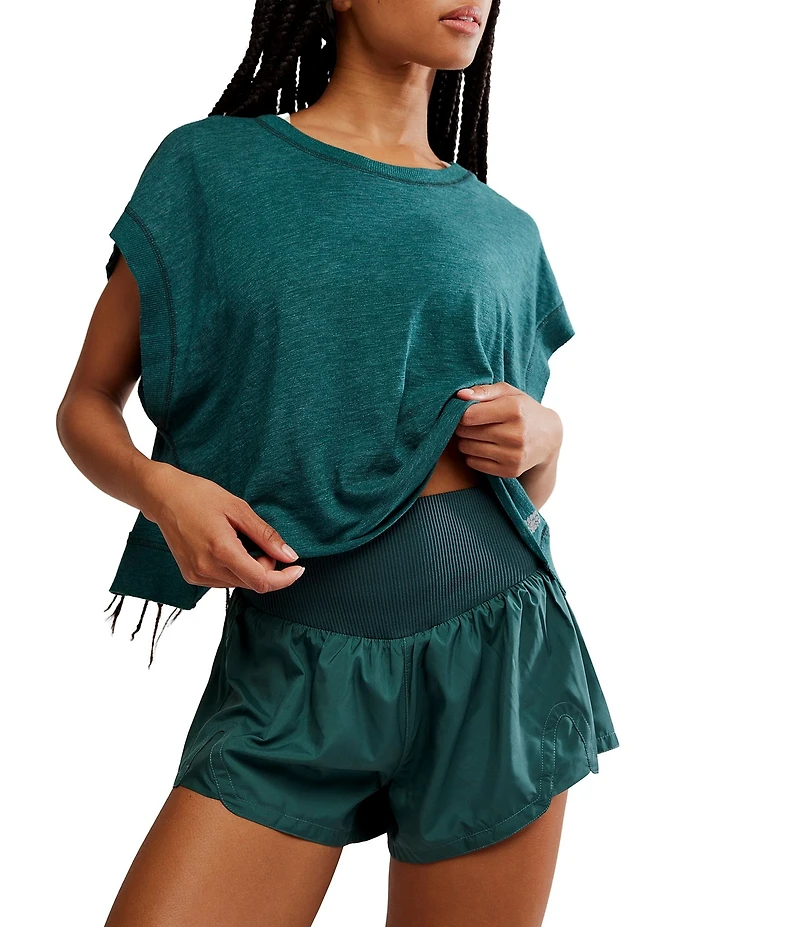 Free People FP Movement Carpe Diem High Waist Shorts