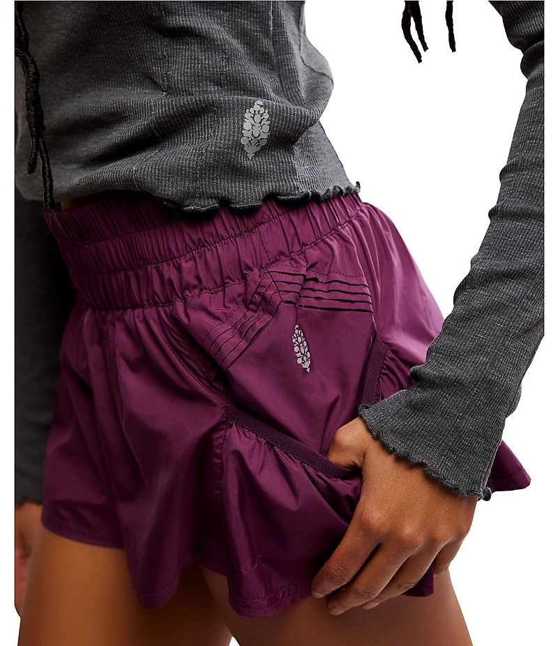 Free People FP Movement Get Your Flirt On High Rise Shorts