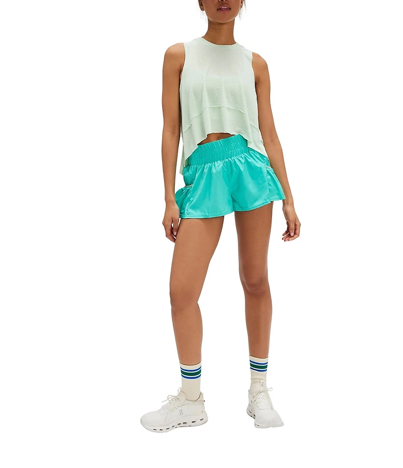 Free People FP Movement Get Your Flirt On High Rise Shorts