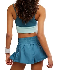 Free People FP Movement Get Your Flirt On High Rise Shorts