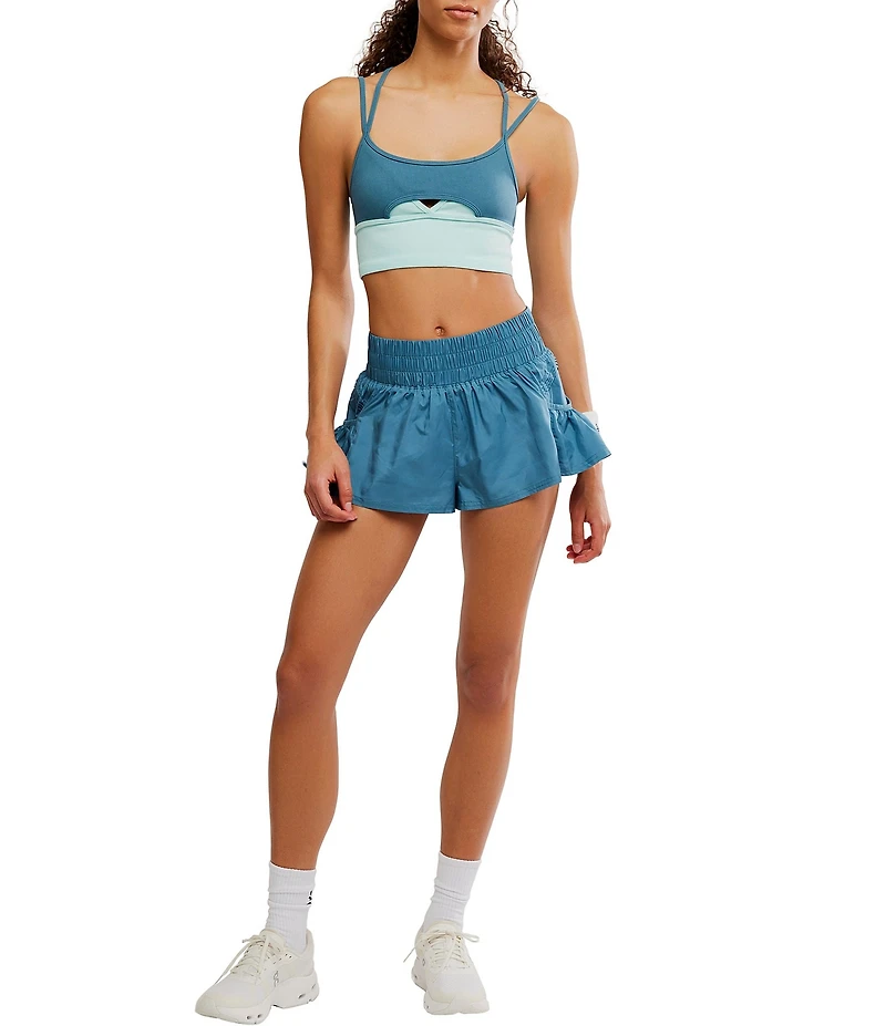 Free People FP Movement Get Your Flirt On High Rise Shorts