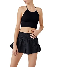 Free People FP Movement Get Your Flirt On High Rise Shorts