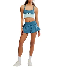 Free People FP Movement Get Your Flirt On High Rise Shorts