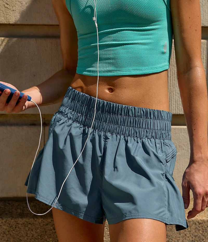 Free People FP Movement Get Your Flirt On High Rise Shorts