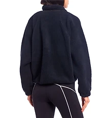 Free People FP Movement Hit the Slopes Stand Collar Long Sleeve Snap Front Jacket