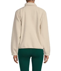 Free People FP Movement Hit the Slopes Stand Collar Long Sleeve Snap Front Jacket