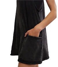 Free People FP Movement Hot Shot Scoop Neck Sleeveless Patch Pocket Mini Dress