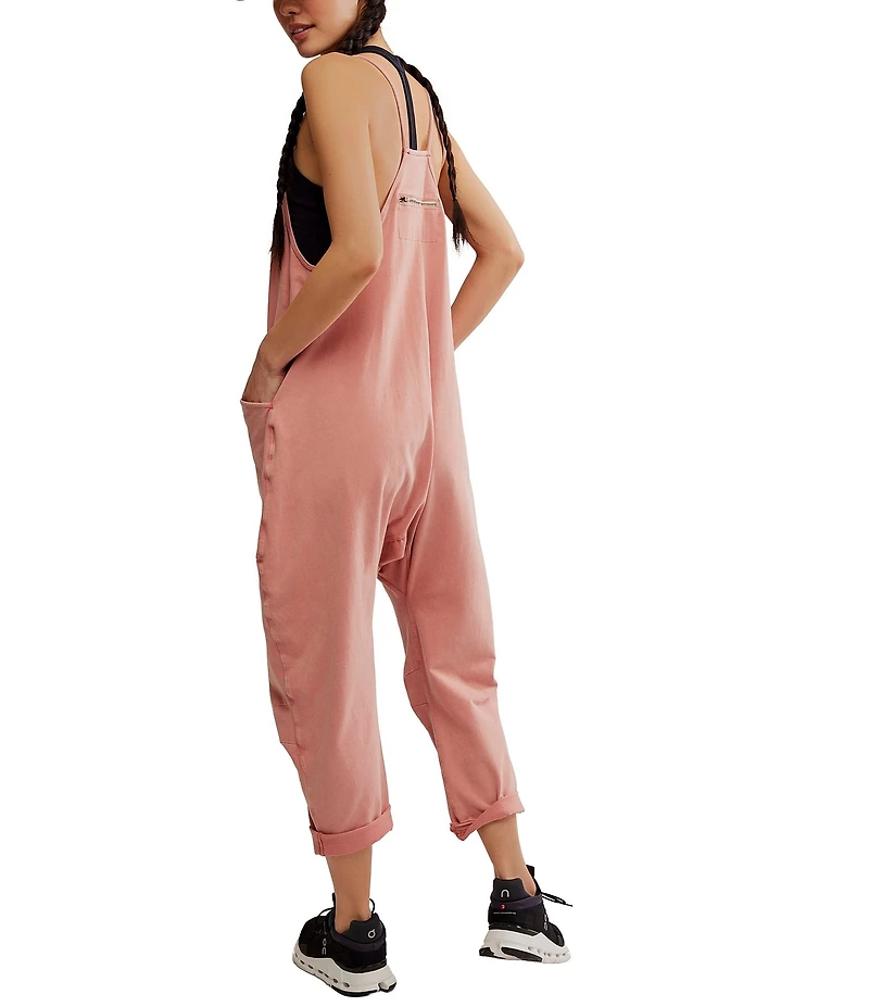 Free People FP Movement Sleeveless Scoop Neck Ankle Length Patch Pocket Hot Shot Onesie