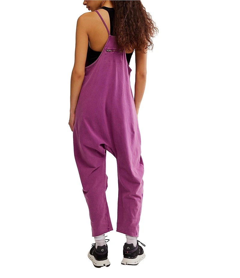 Free People FP Movement Sleeveless Scoop Neck Ankle Length Patch Pocket Hot Shot Onesie