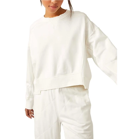 Free People FP Movement Intercept Cropped Pullover