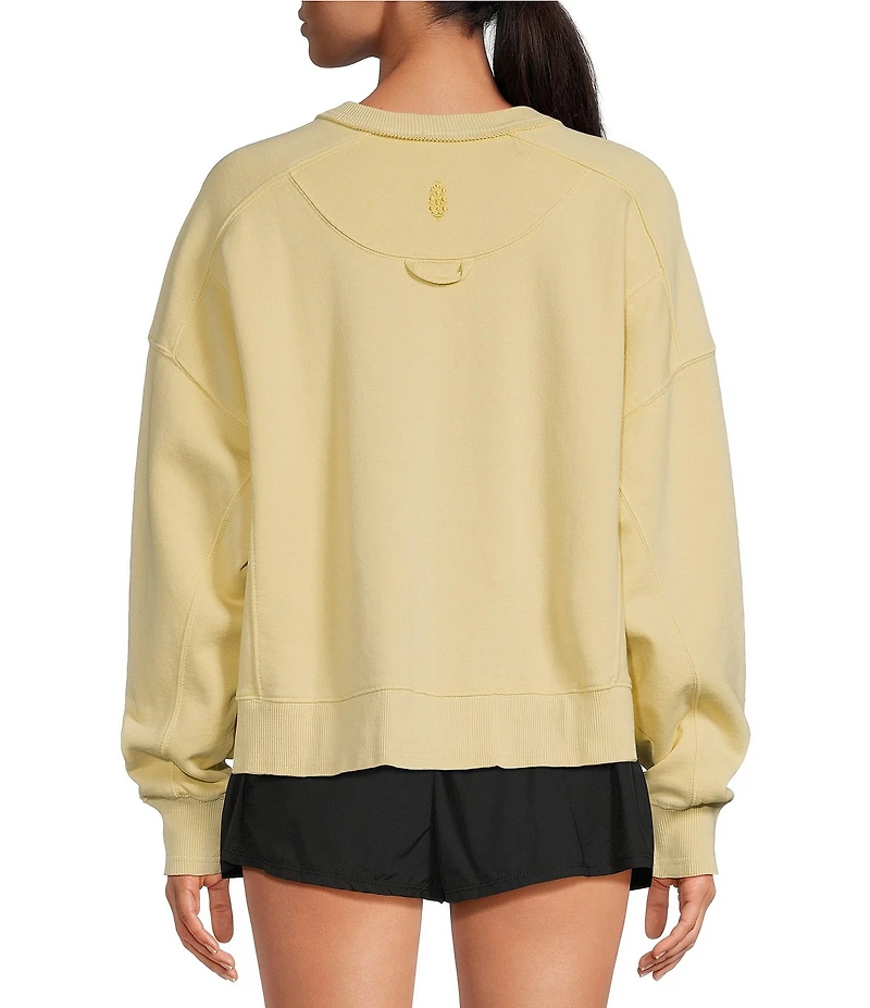Free People FP Movement Intercept Cropped Pullover