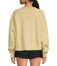 Free People FP Movement Intercept Cropped Pullover