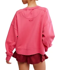 Free People FP Movement Intercept Cropped Pullover