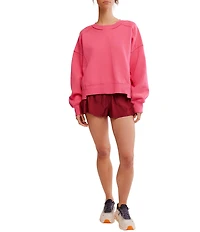 Free People FP Movement Intercept Cropped Pullover
