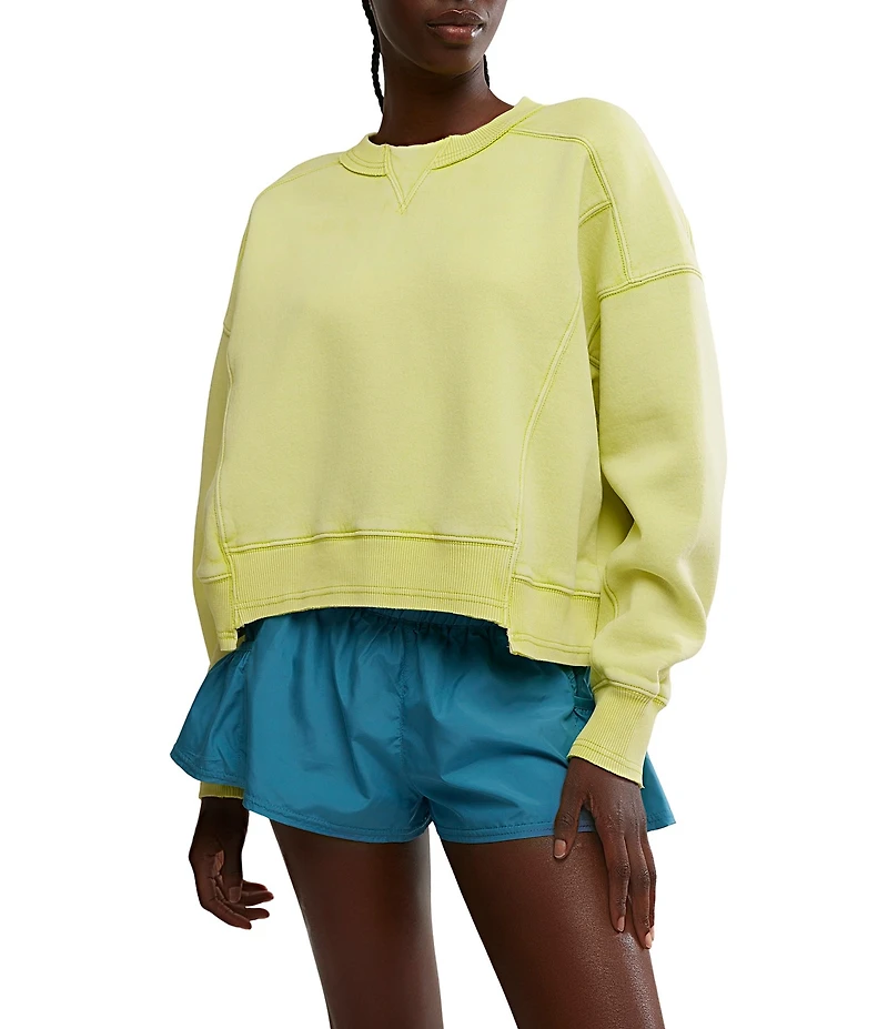 Free People FP Movement Intercept Cropped Pullover