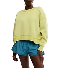 Free People FP Movement Intercept Cropped Pullover