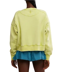 Free People FP Movement Intercept Cropped Pullover