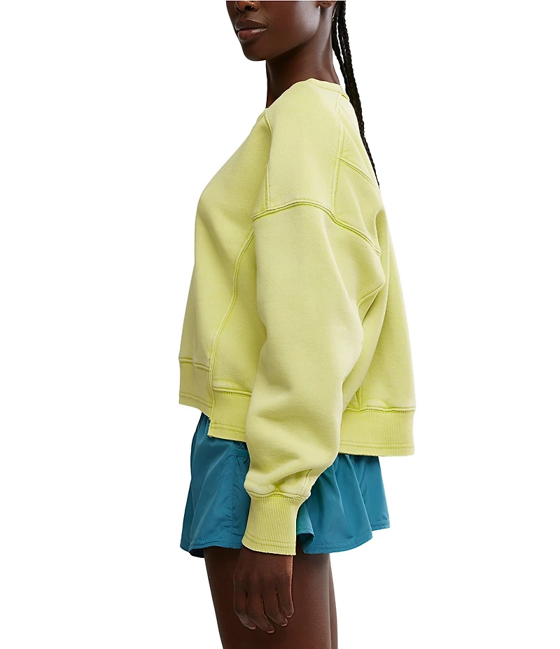 Free People FP Movement Intercept Cropped Pullover