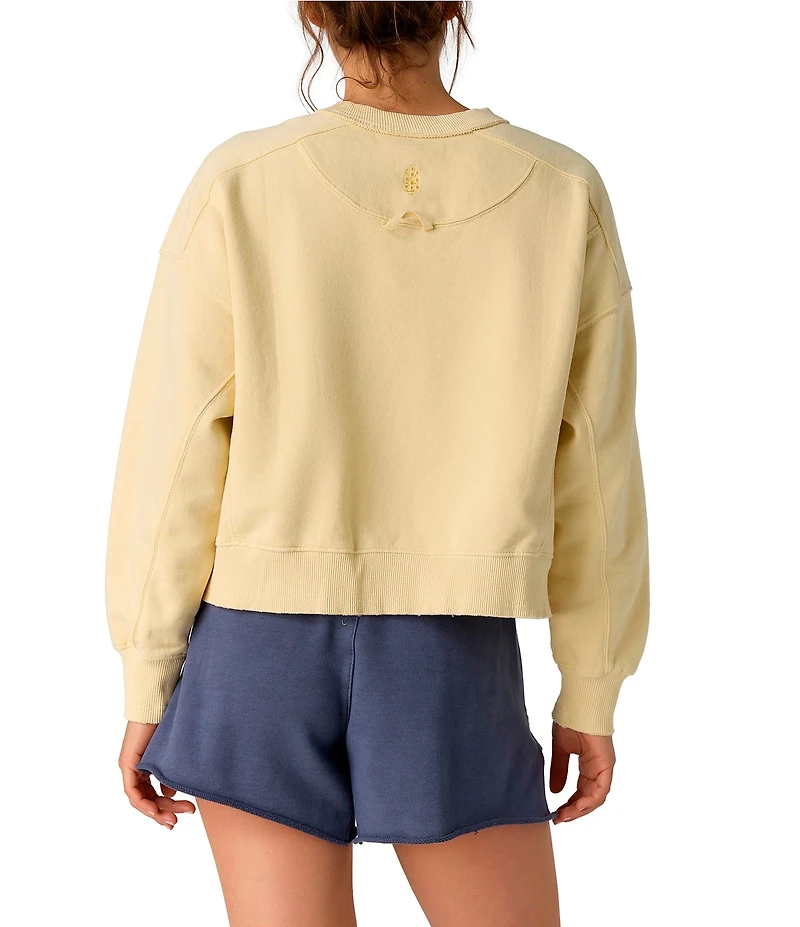 Free People FP Movement Intercept Cropped Pullover