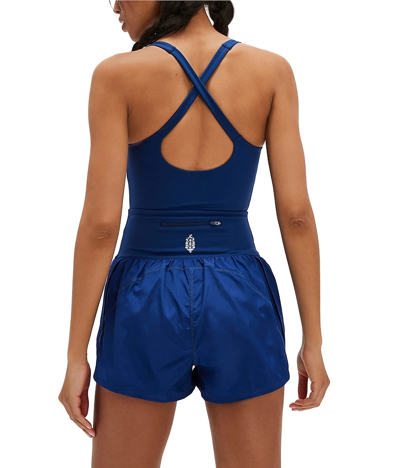 Free People FP Movement Righteous Runsie One Piece Romper
