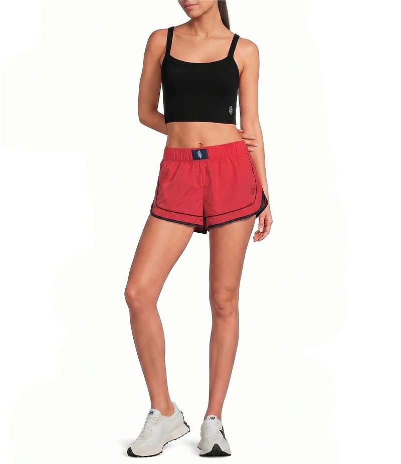 Free People FP Movement Varsity Blues Shorts