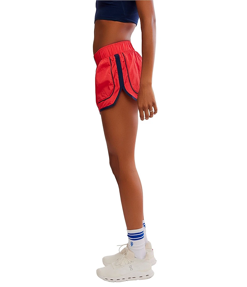 Free People FP Movement Varsity Blues Shorts