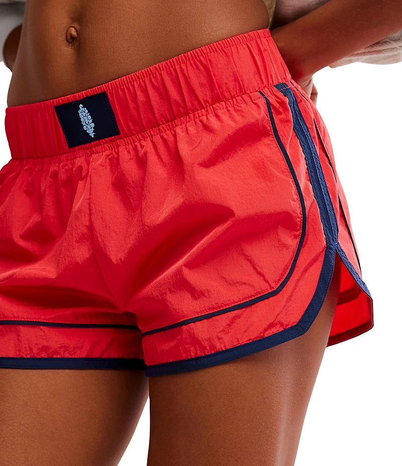 Free People FP Movement Varsity Blues Shorts