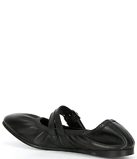 Free People Gemini Leather Buckle Mary Jane Ballet Flats