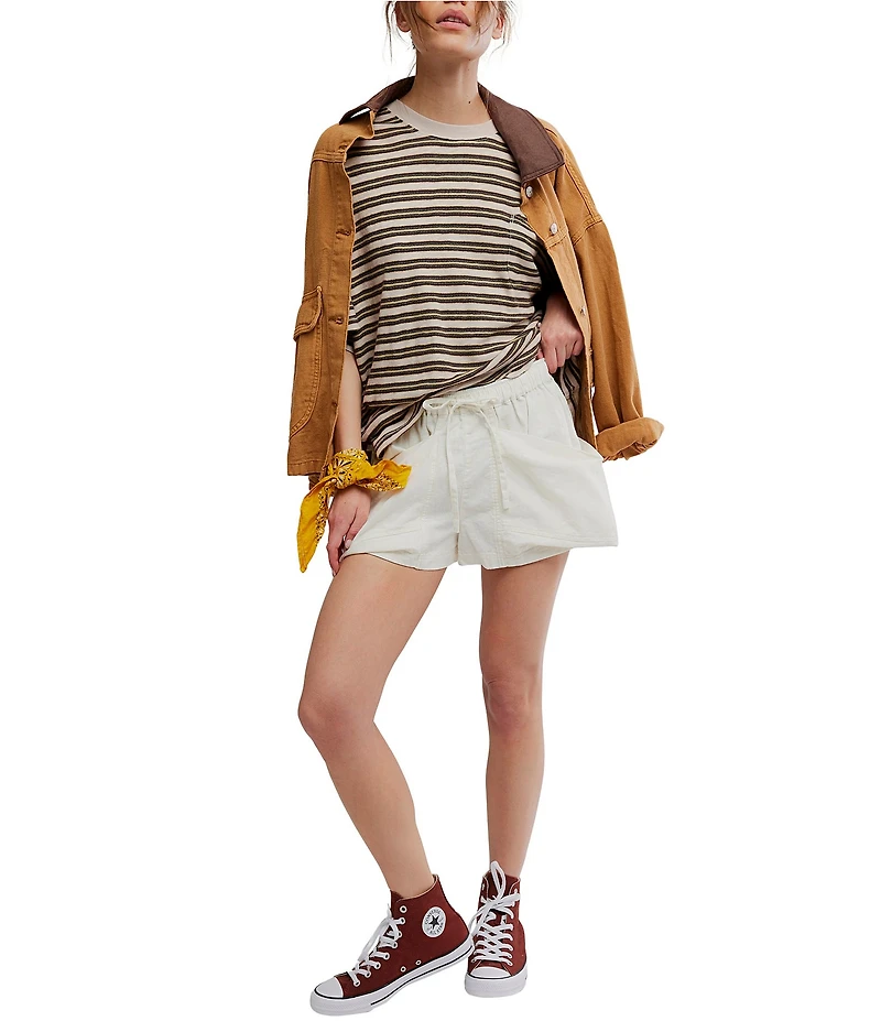 Free People Good Fortune High-Rise Shorts